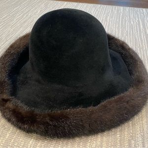 Darcy Creech vintage hat with fur